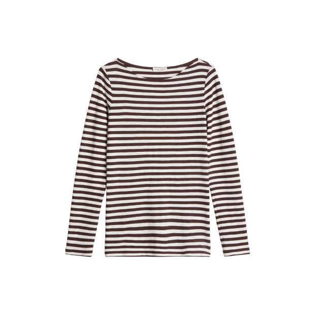 Damen Longsleeve gestreift 