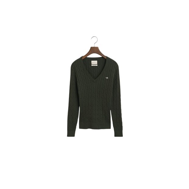 Damen Pullover Zopfmuster 