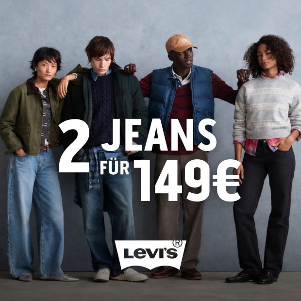 Levis 2 Jeans für 149€ / 3 Jeans für 209€ (A)