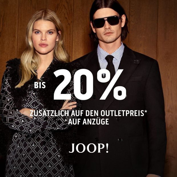 Joop 20% auf Anzüge