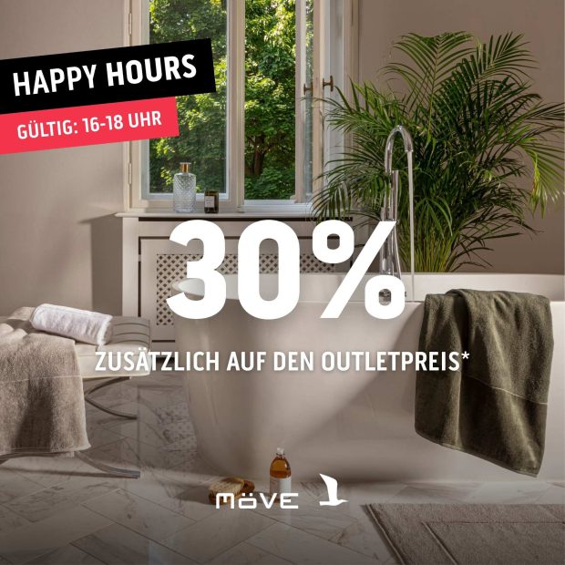 Möve 30% zusätzlich-Happy Hours (A)