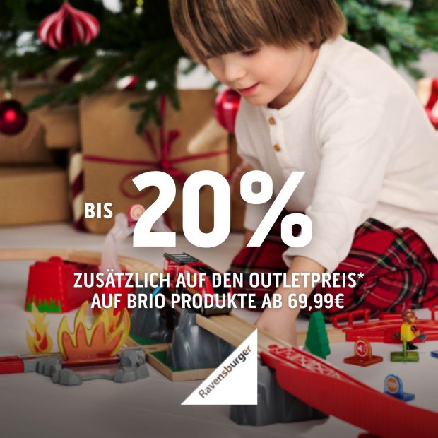 Ravensburger 20% auf Brio Produkte (A)