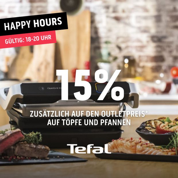 Tefal 15% zusätzlich-Happy Hours (A)